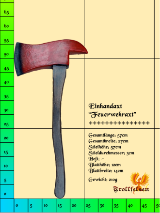 Single handed Axe "Firefighter" Produktbild